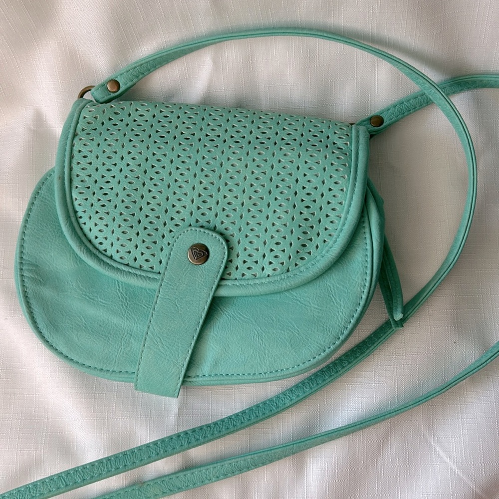 ROXY SATCHEL PURSE in turquoise